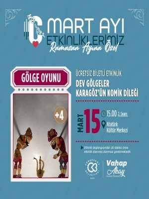 DEV GÖLGELER KARAGÖZ' ÜN KOMİK DİLEĞİ GÖLGE OYUNU 15:00